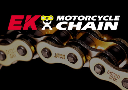 Цепь EK 530ZVX3 110 ЗВЕНЬЕВ QX-RING,ЗАКЛЕПКА, ЗОЛОТО